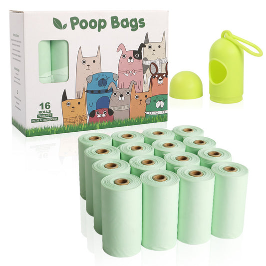 Biodegradable Poop Bag For Dogs Dispenser Included