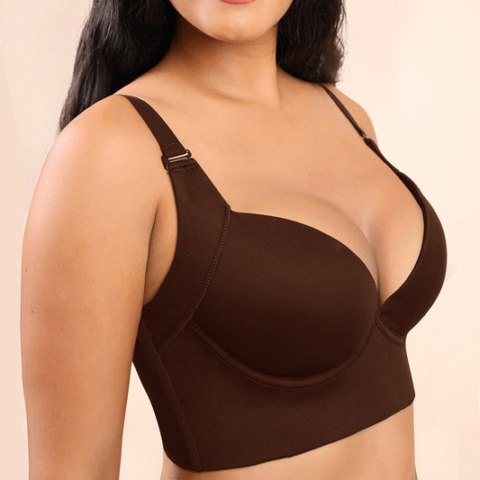 Deep Cup  Push Up Anti-sagging Bra